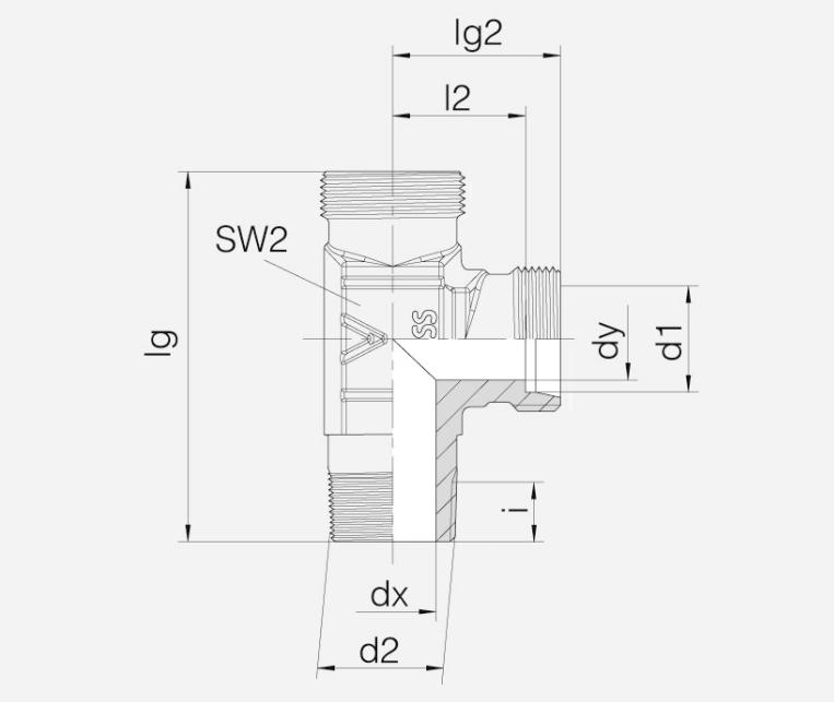 L型旋入式管接头