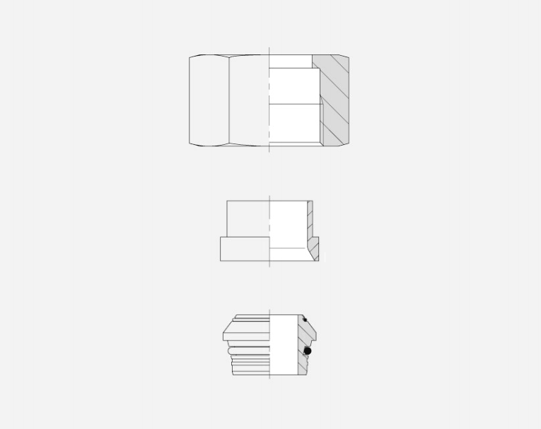 24/37°扩口连接件
