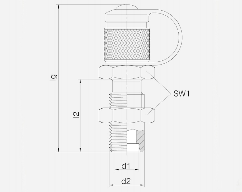 VOSS穿板式内螺纹接头