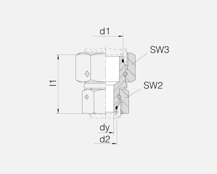 直通异径DKO接头
