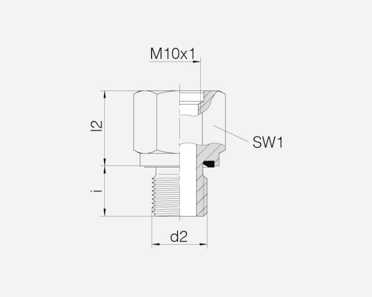 VOSS带外螺纹的测压接头