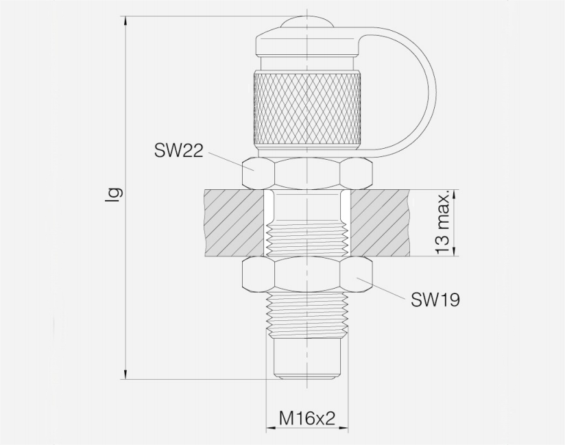 VOSS穿板式内螺纹接头