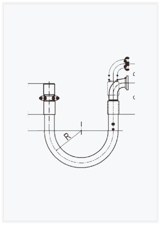 自然弯曲方向的规定及总成长度计算
