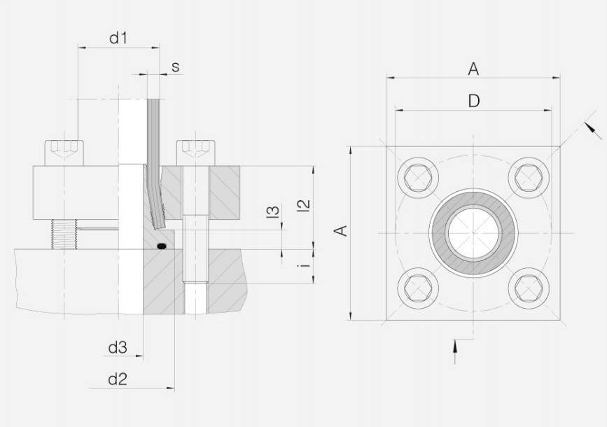 连接法兰的ZAKO法兰式连接系统